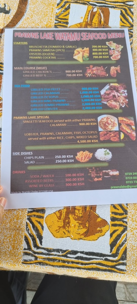 Menu Prawn's Lake Conservation Project-2